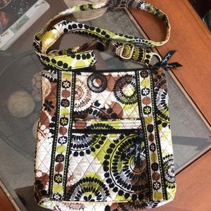 Vera Bradley Crossbody Bag - Cocoa Moss pattern